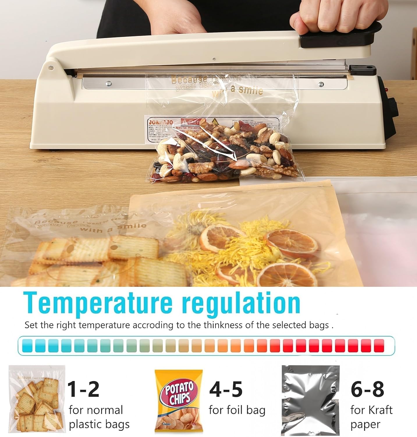 Zhejiang Tianyu Industry Co. ,Ltd Supplier Factory Manufacturer Make and Wholesale Impulse Sealer Manual Heat Sealer Iron Case FS-Series Plastic Bag Poly Tubing Packaging Machine
