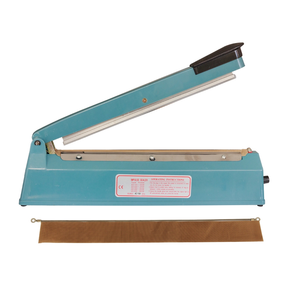 Zhejiang Tianyu Industry Co., Ltd. Supplier Factory Manufacturer Make and Supply Impulse Electric Plastic Bag Heat Sealer Iron Case FS-Series Manual Poly Tubing Film Heat Sealing Machine