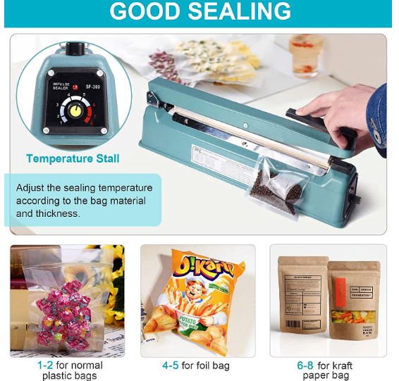 Zhejiang Tianyu Industry Co. ,Ltd Supplier Factory Manufacturer Make and Supply Hand Impulse Heat Sealer Iron Case FS-Series Cheap Price Sealing Plastic Bag Machine