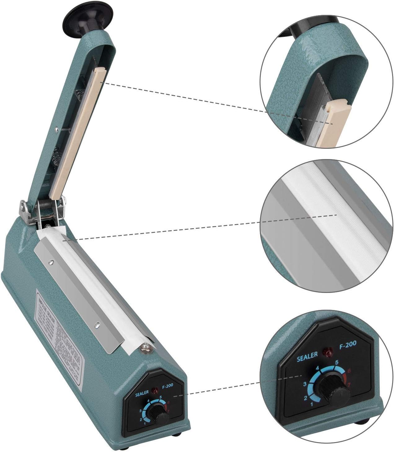 Zhejiang Tianyu Industry Co., Ltd. Supplier Factory Manufacturer Make and Supply Impulse Hand Sealer Aluminum-Cast AFS Series Manual Plastic Bag Heat Sealing Machine Zhejiang Tianyu Industry Co., Ltd. Supplier Factory Manufacturer Make and Supply Impulse Hand Sealer Aluminum-Cast AFS Series Manual Plastic Bag Heat Sealing Machine