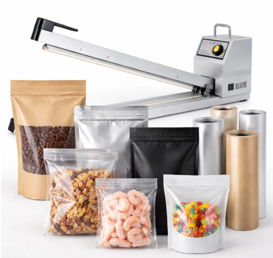 Zhejiang Tianyu Industry Co. ,Ltd Supplier Factory Manufacturer Make and Supply Long Arm Impulse Sealer Aluminum Frame AFS-Series Plastic Bag Heat Sealing Machine