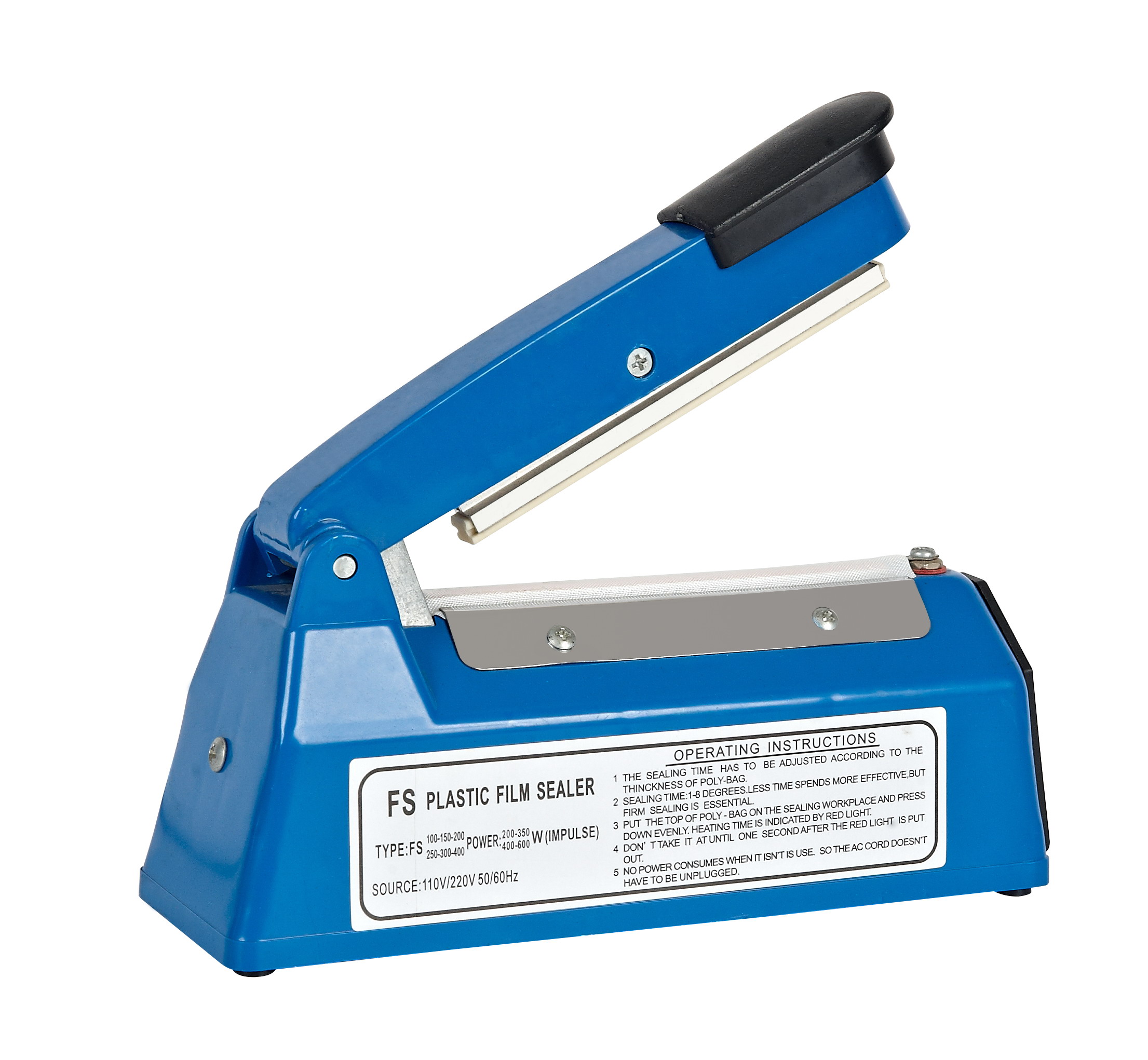 Zhejiang Tianyu Industry Co., Ltd Supplier Factory Manufacturer Make Export Hand Operated Impulse Heat Sealer For Plastic Bag And Poly Tubing Plastic Shell PFS-Series Sealing Machines